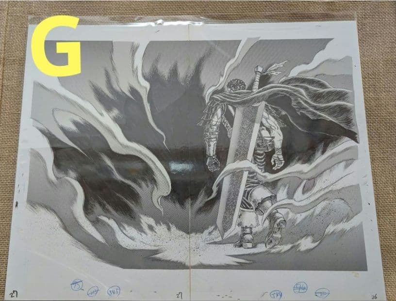 大 ベルセルク展 複製原稿 BERSERK