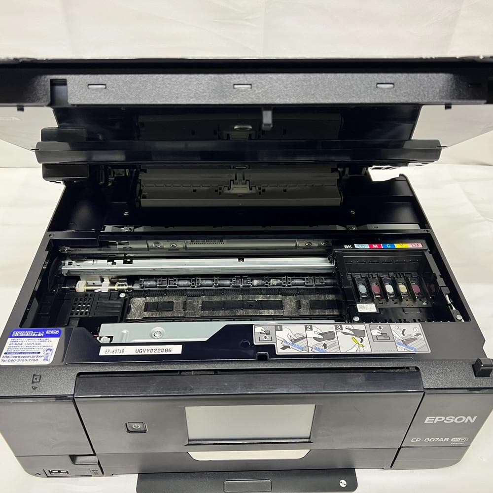 ◆EPSON プリンター Colorio EP-807AB ブラック 11087