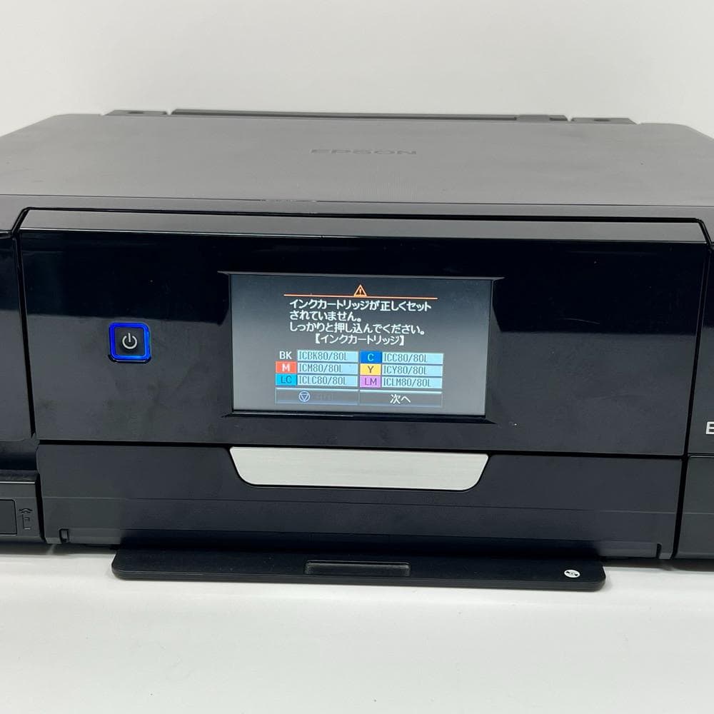 ◆EPSON プリンター Colorio EP-807AB ブラック 11087
