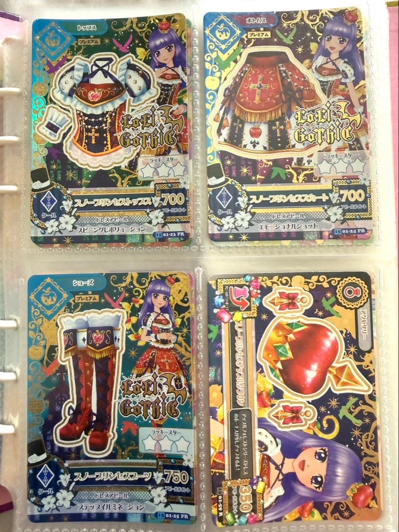 氷上スミレ スノープリンセスコーデ ロリゴシックプレミアム アイカツ