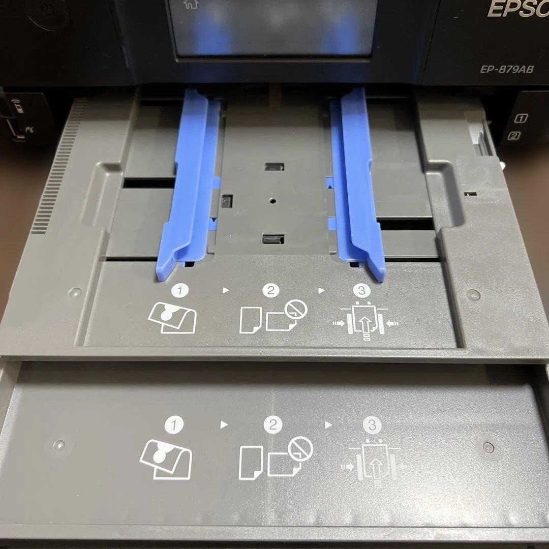 EPSON（エプソン）カラリオ インクジェット複合機 EP-879AB（ブラック