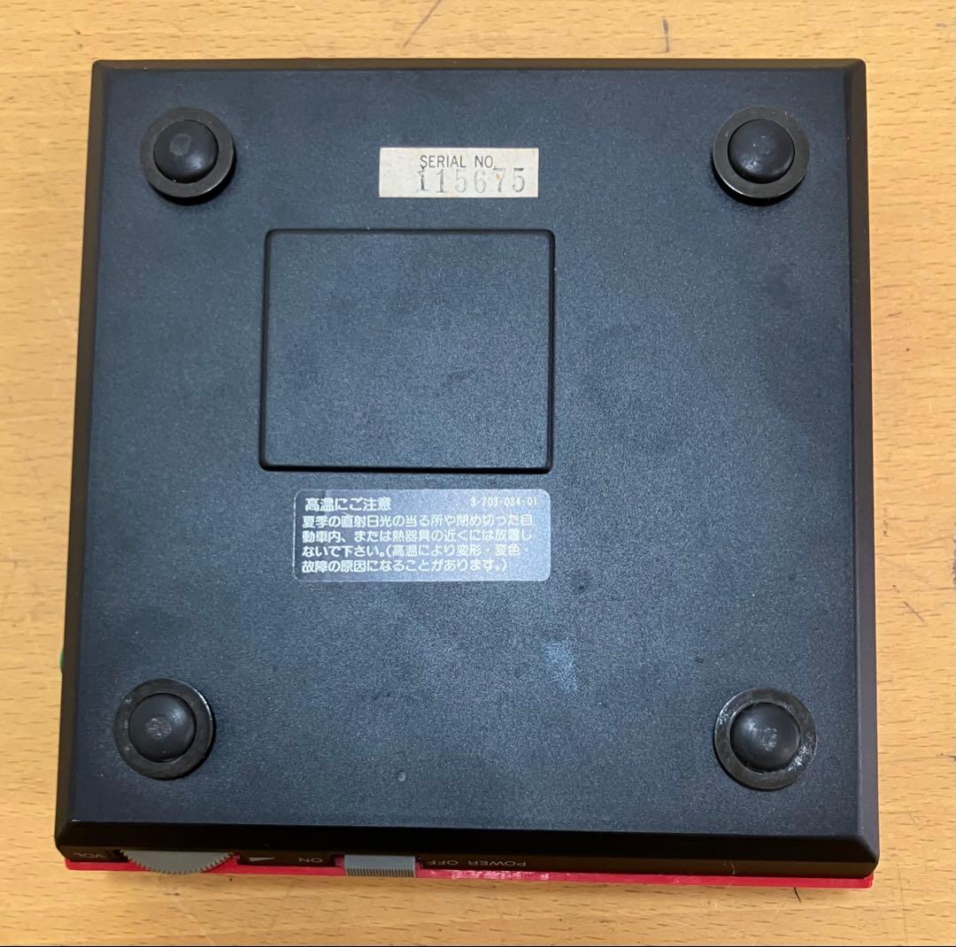【希少/赤】SONY D-50 ポータブルCDプレーヤー ※電源コードなし