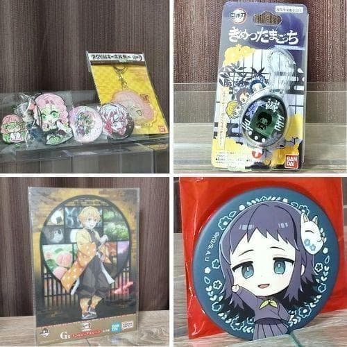 鬼滅の刃　ワンピース　大量グッズ　缶バッチ フィギュア アクスタ ラバスタ など