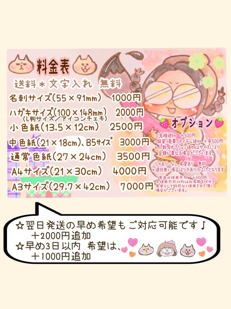 ＊ 鬼まま様 似顔絵オーダー ご確認専用ページ ＊