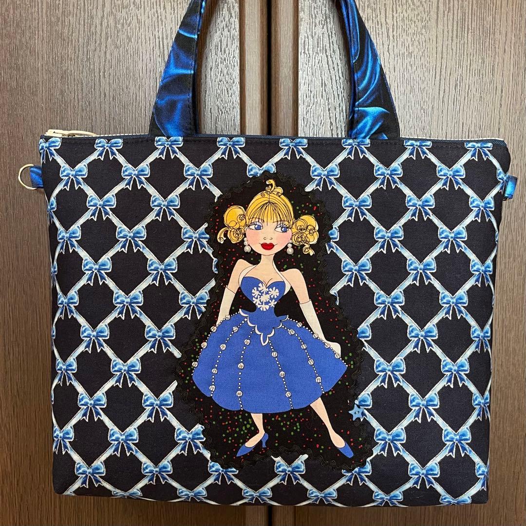 ♡リボン柄で2個♡ハンドメイド　ロラライハリス