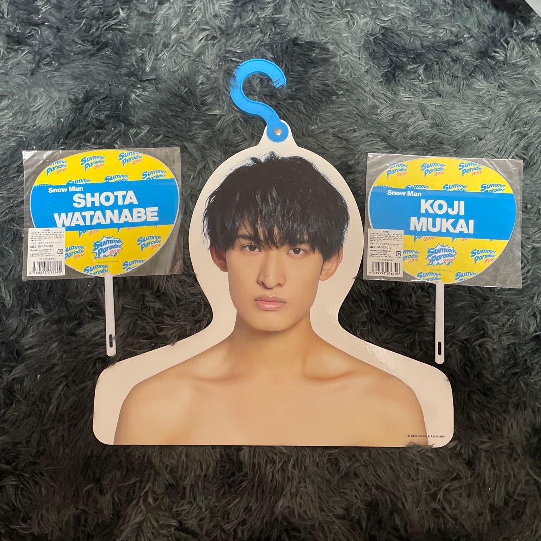 渡辺翔太 向井康二 うちわ 歴代 エロハン えろはん ミニうちわ
