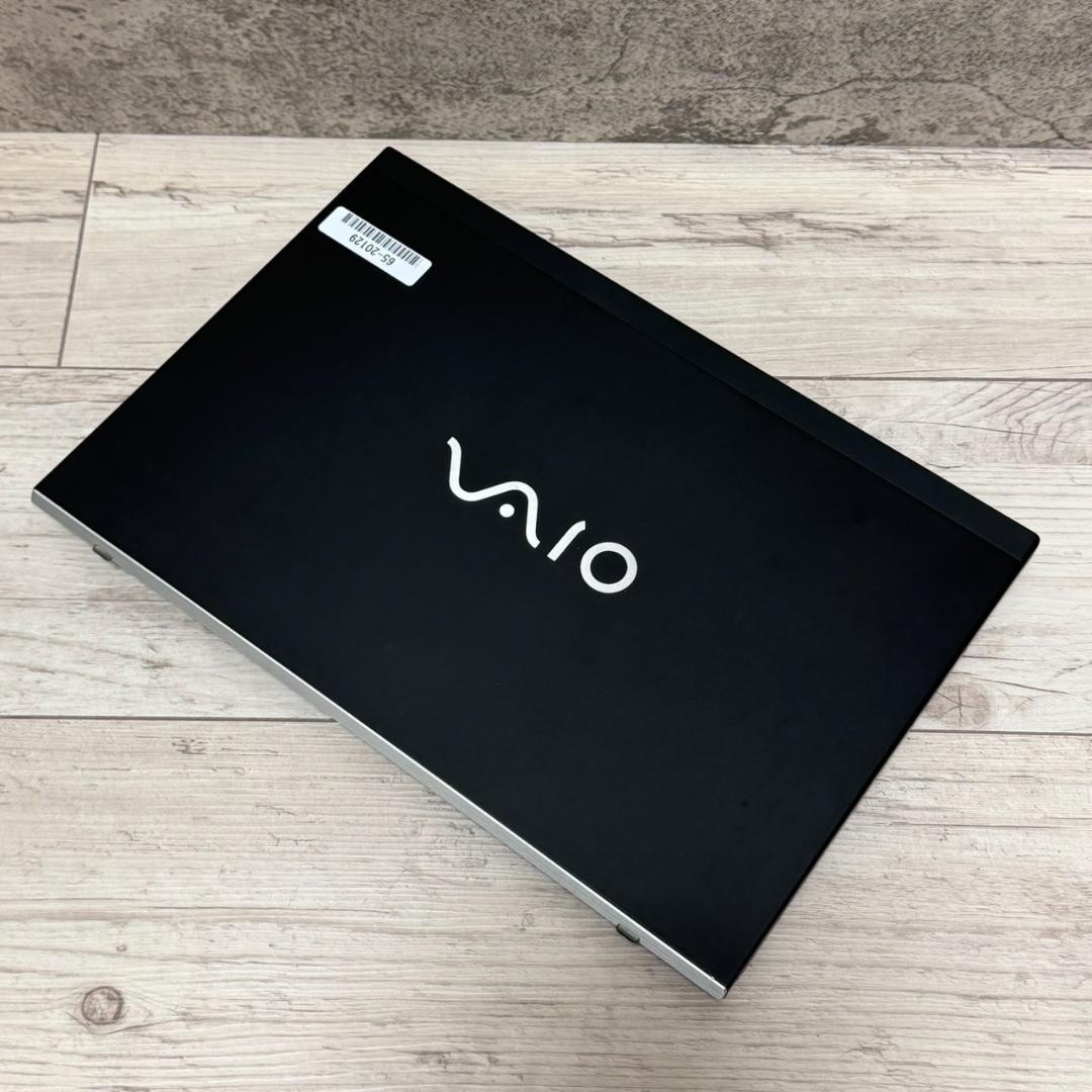 準美品/VAIO/ノートパソコン/10世代i5/Win11/オフィス/黒