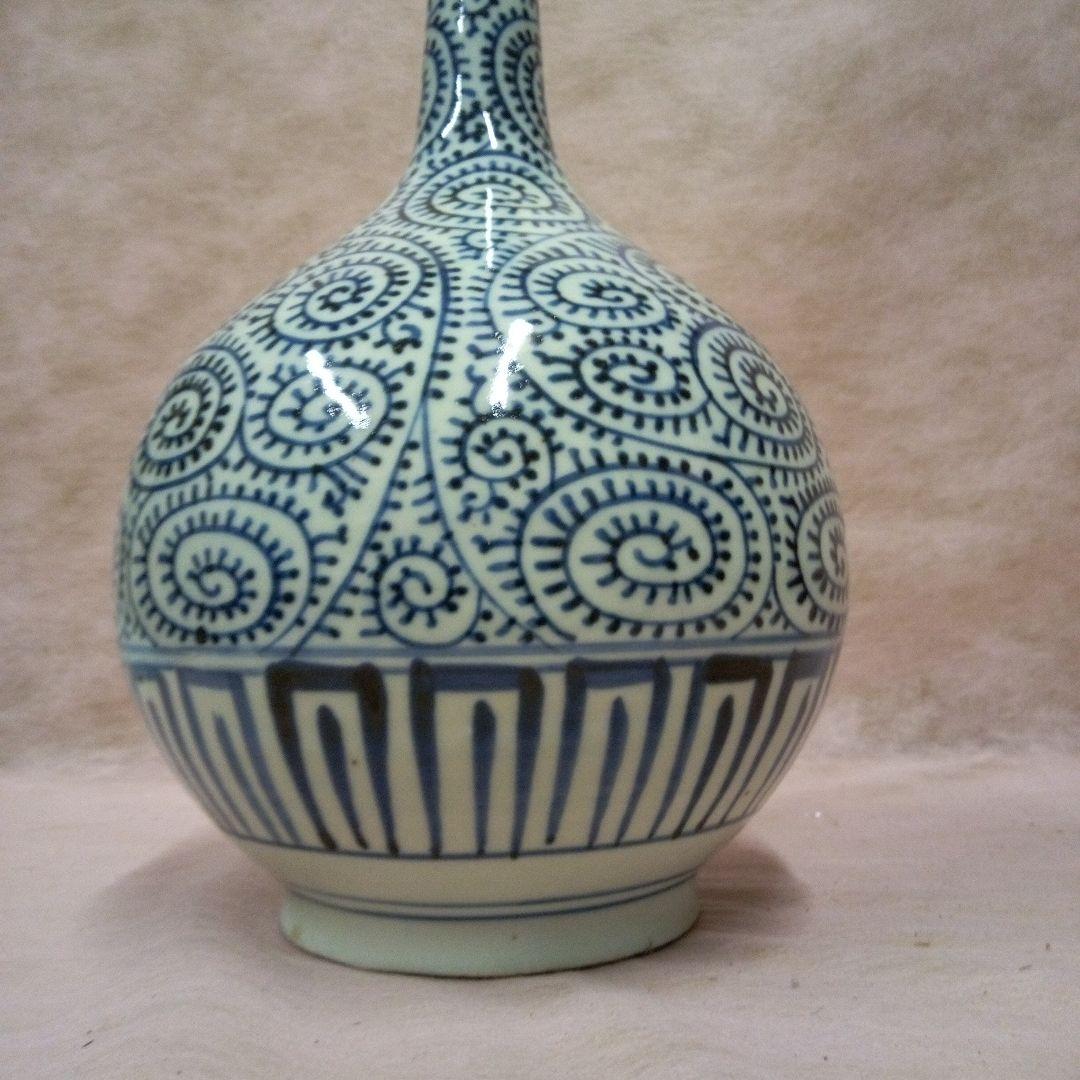 古伊万里　蛸唐草徳利　古美術　骨董品　古道具