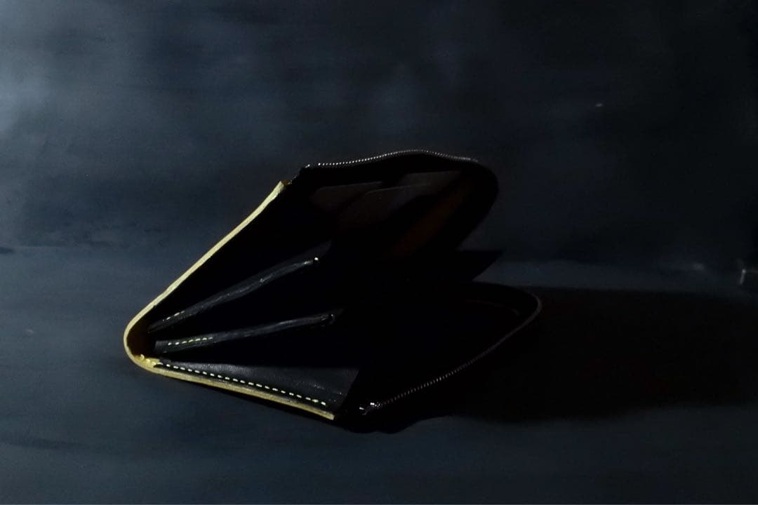 [オリジナル] J1 Zip wallet 長財布　イエロー