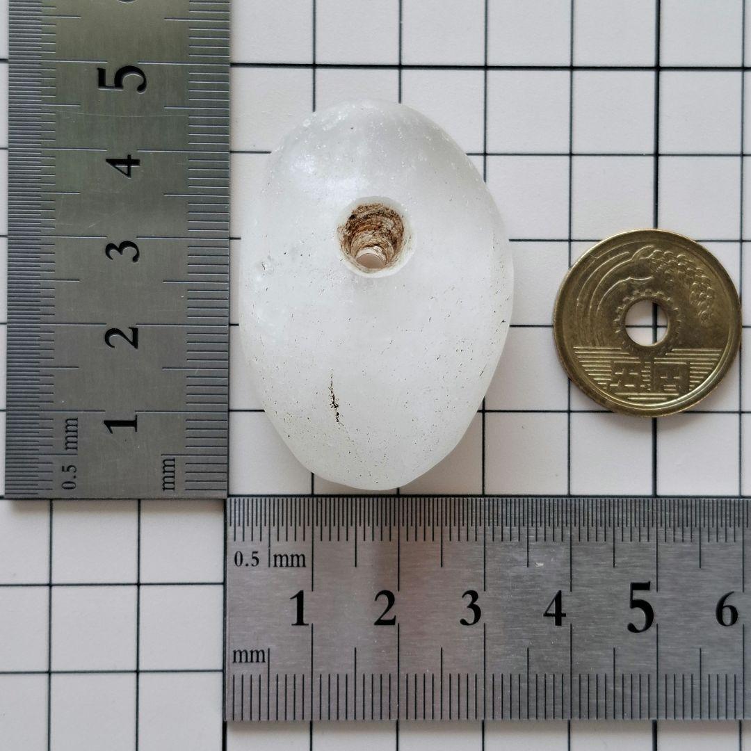 *古代水晶 大珠 橿原遺跡 出土品 古墳時代 勾玉