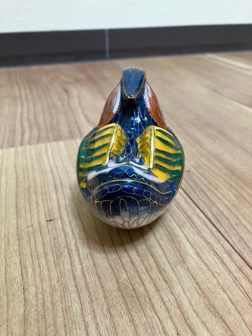 水鳥　陶器　オブジェ　置物　インテリア　工芸品　美術品　古物　古美術