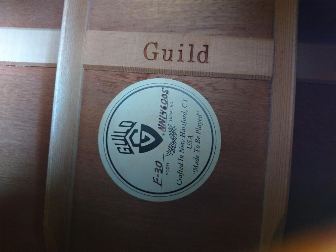 Guild F-30 Aragon Made in USA （値下げしました！）