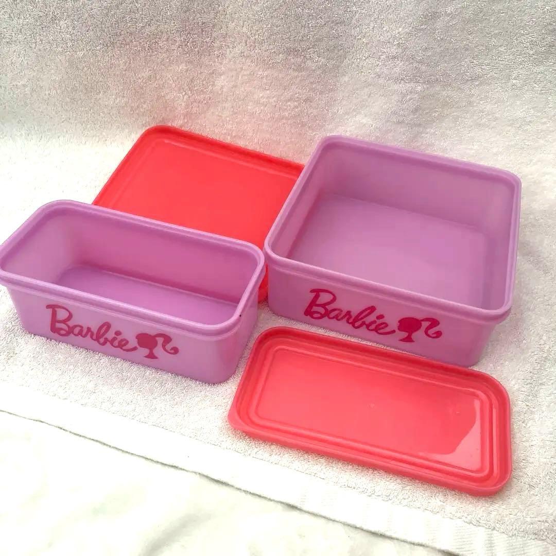 行楽、運動会などに。Barbie 保温機能付きランチボックスセット