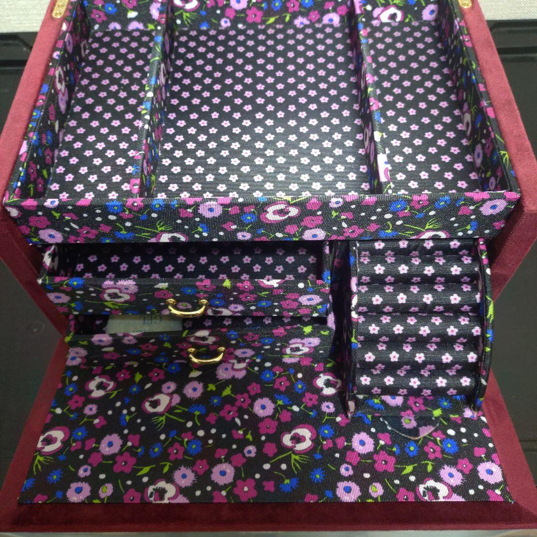 ANNA SUI　Francfranc　ジュエリーボックス　ダークレッド