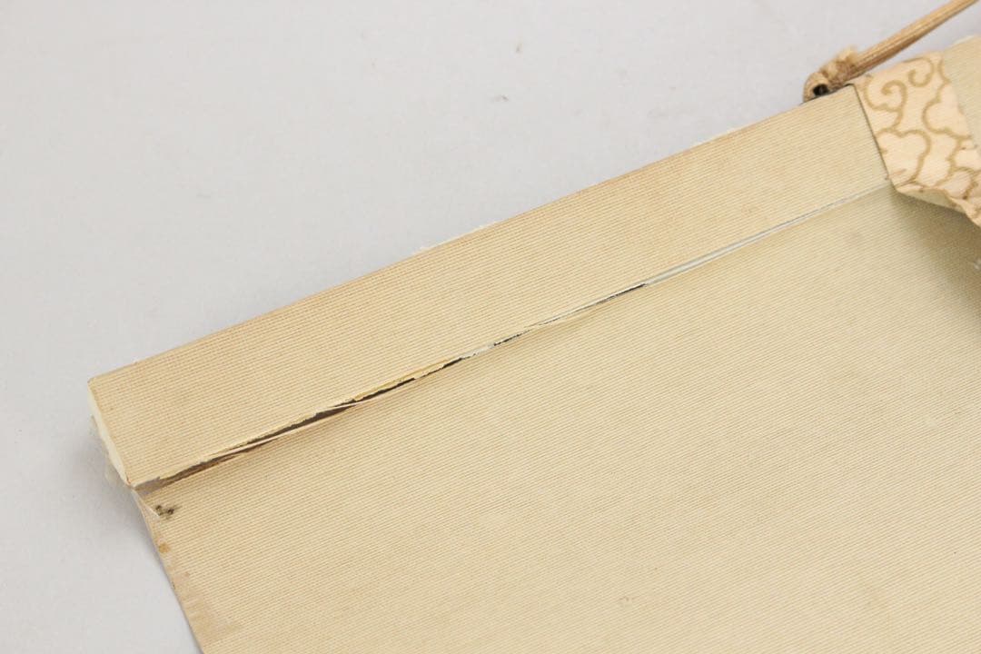 No5447 掛軸　在銘　寶泉　「月明飛雁」　絹本着色 共箱　日本画　送料無料