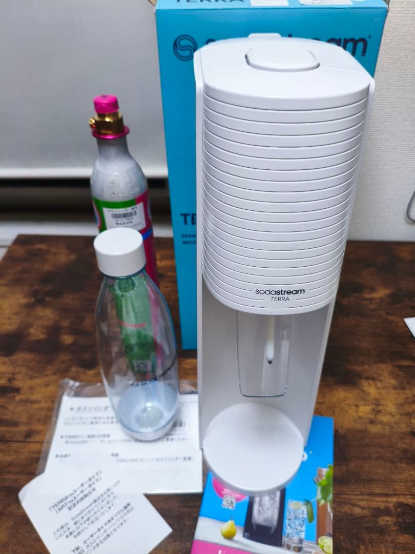 美品　ソーダストリーム TERRA SodaStream テラ　使用感ゼロ