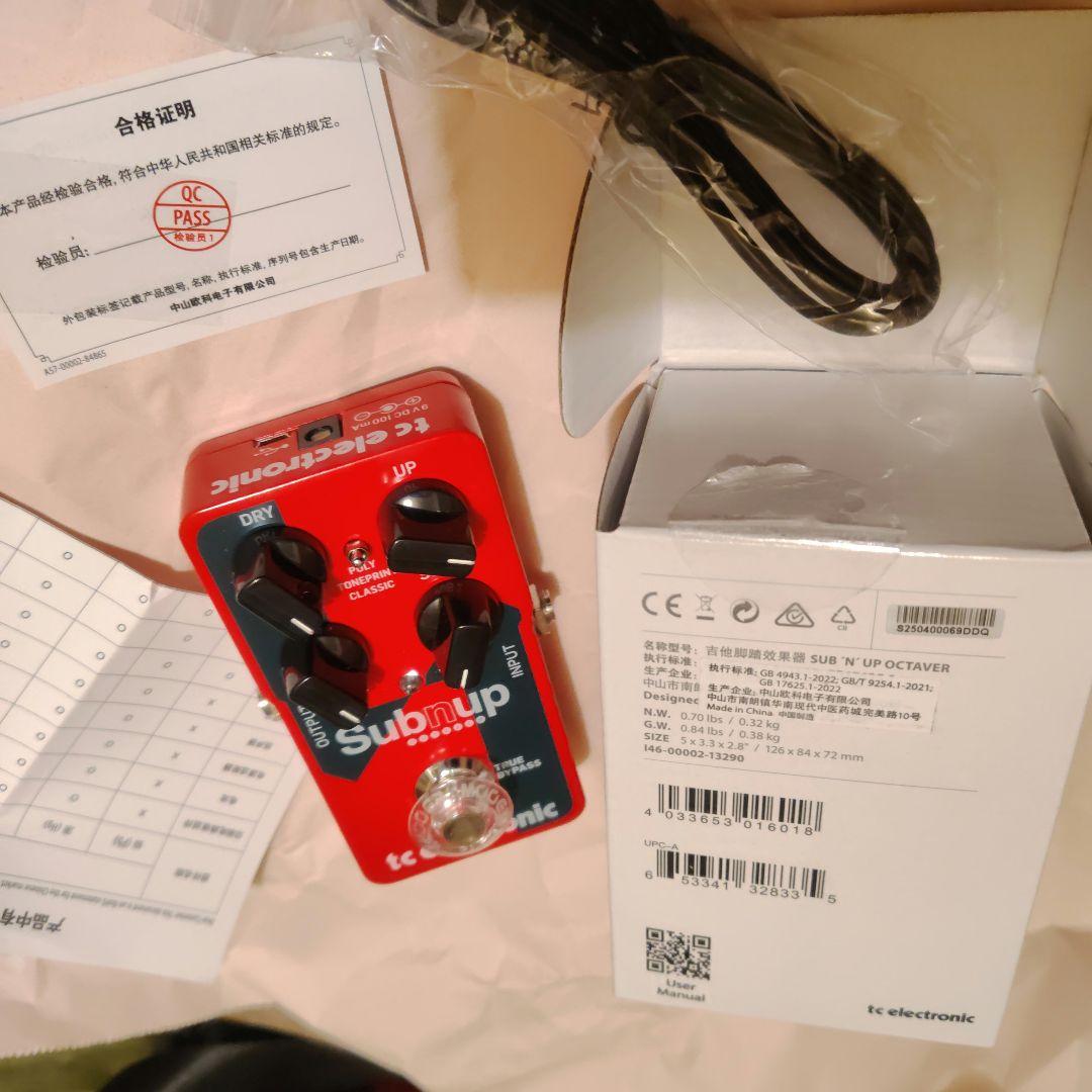 新品に近い！TC ELECTRONIC Sub 'N' Up Octaver