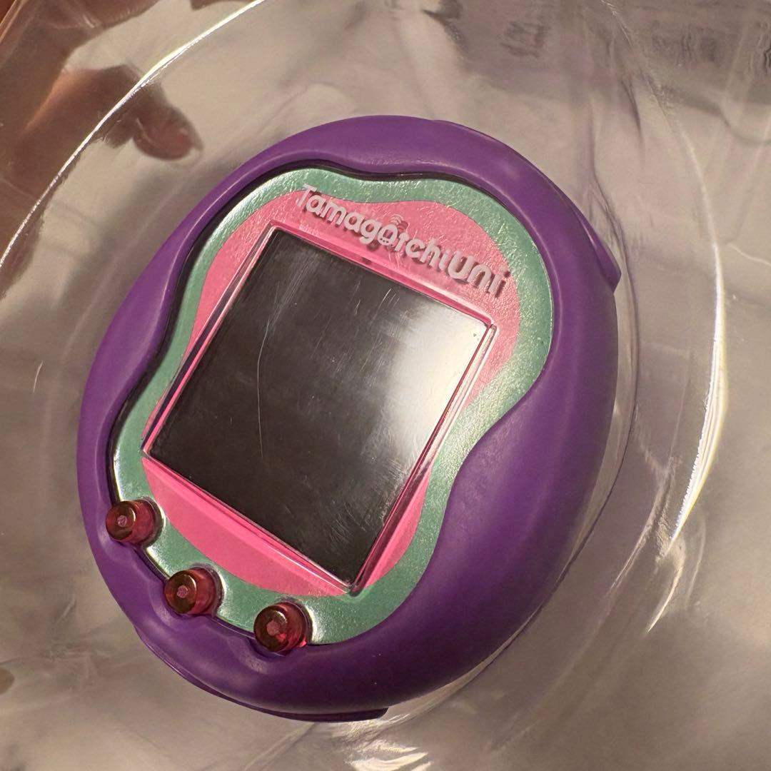 Tamagotchi Uni 紫色 充電ケーブル付き