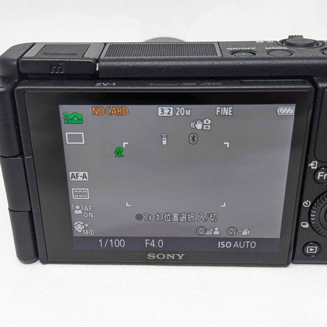 【美品】ソニー VLOGCAM ZV-1G グリップキット コンデジカメラ 中古