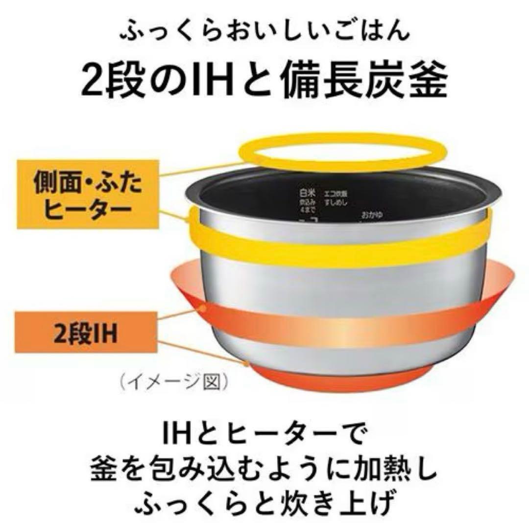 美中古 パナソニック5.5合炊IH ジャー炊飯器 SR-FE101