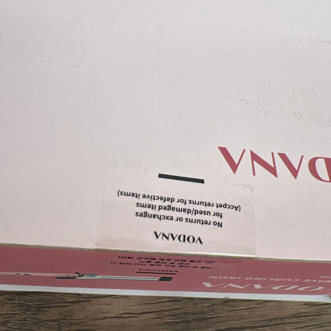 12332 VODANA グラムウェーブカーリングアイロンピンク, 36mm