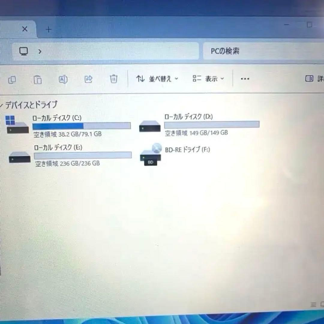 NECタッチパネル付きi5/8/500/office2024最新版