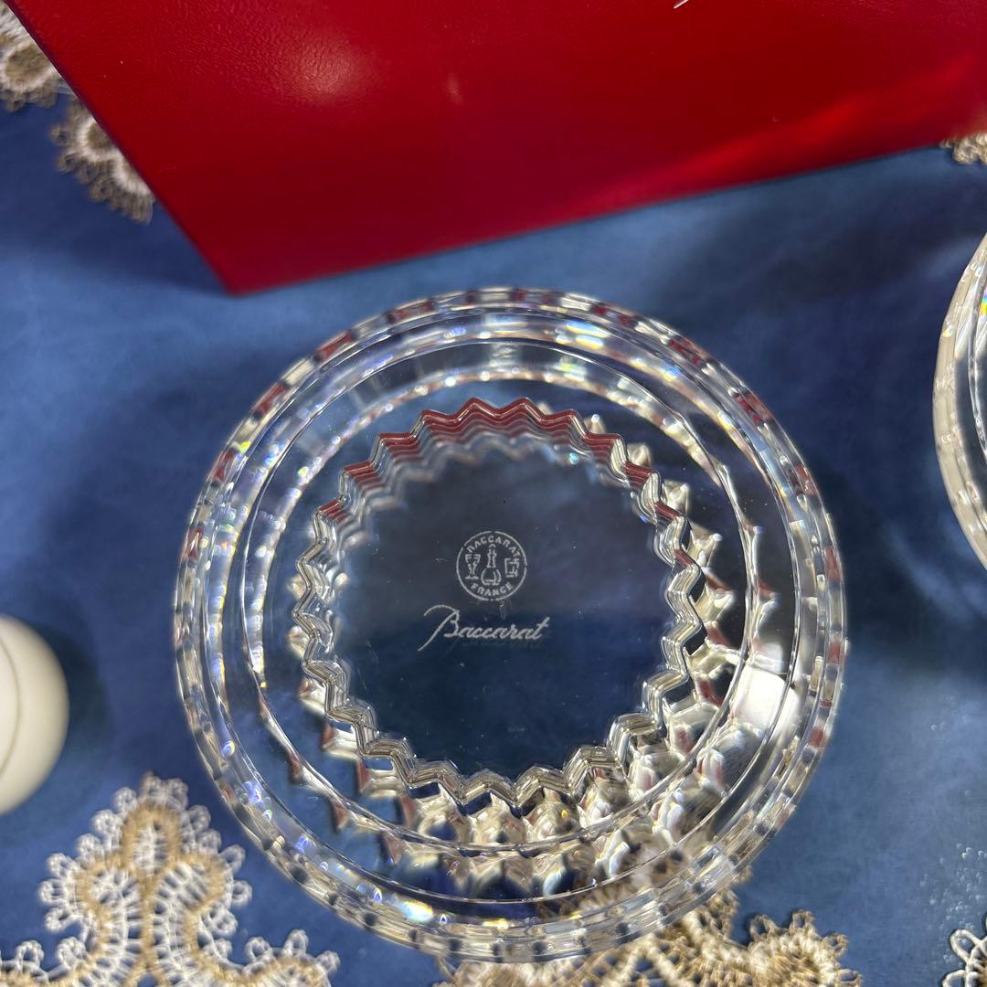 Baccarat　アイキャンドルホルダー　2個セット