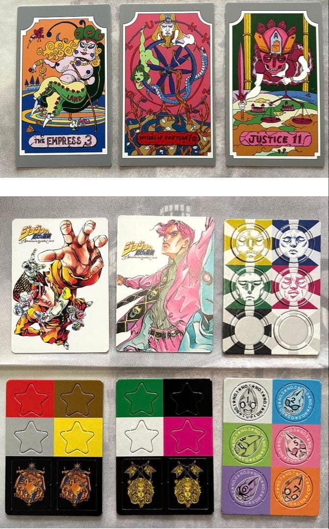 ジョジョの奇妙な冒険　abc カード1弾〜8弾　約800枚　タロット版他まとめ