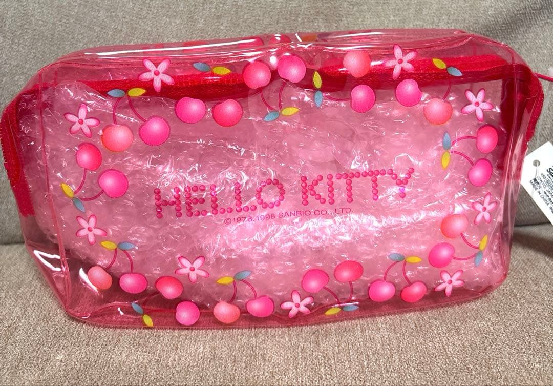 ♡サンリオ♡1998年‼️当時物♡タグ付き未使用♡さくらんぼハローキティポーチ♡