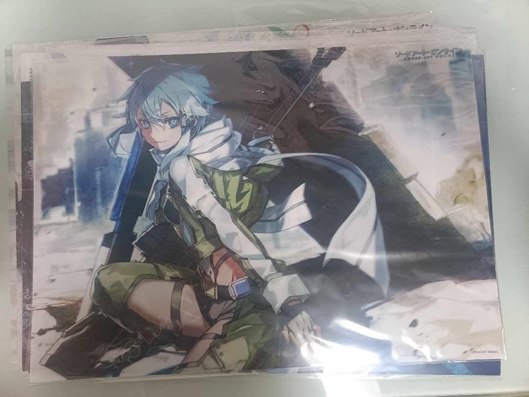 SAO ソードアートオンライン　くじ引き堂　クリアポスター まとめ売り