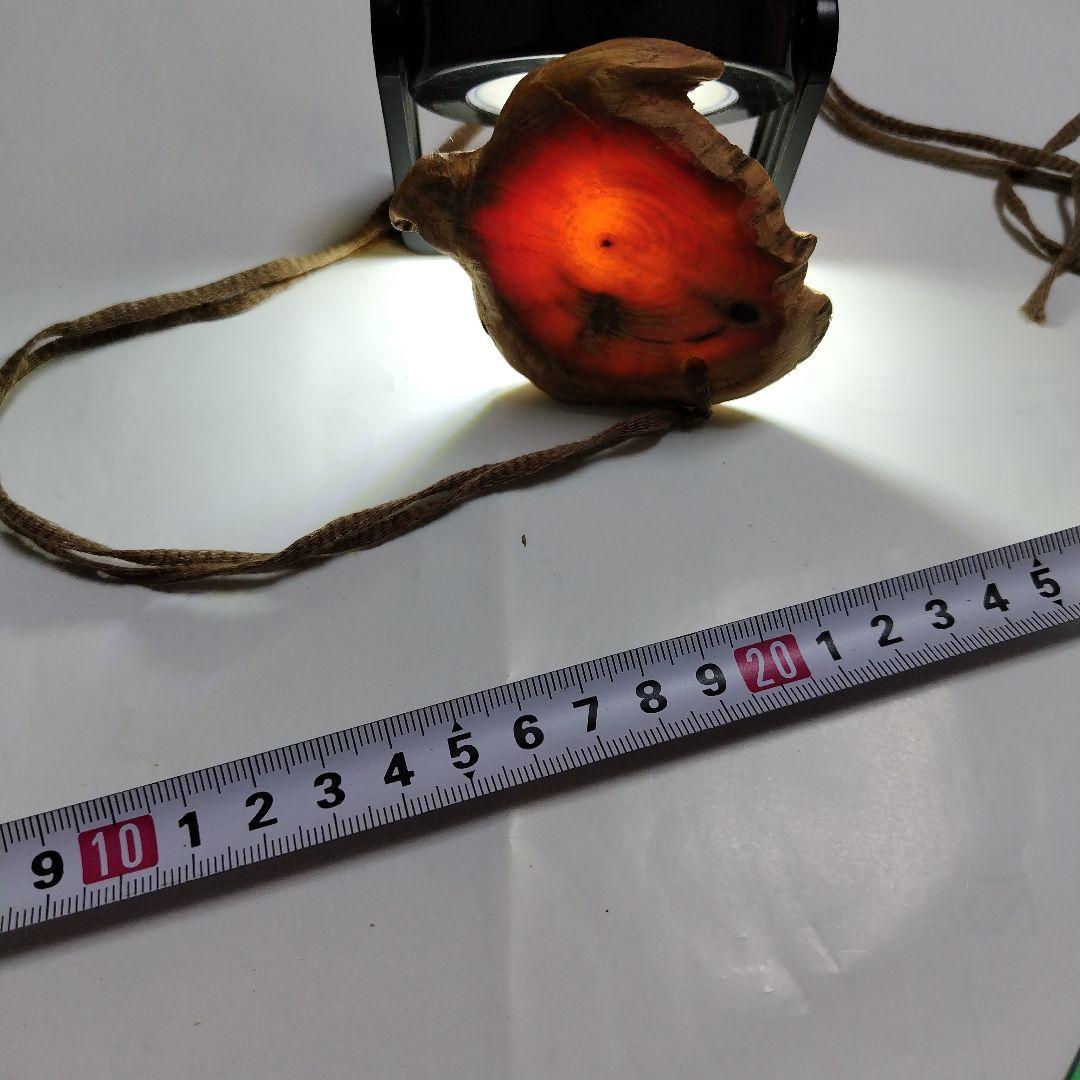 貴重肥松製ハンドメイド ネックレス