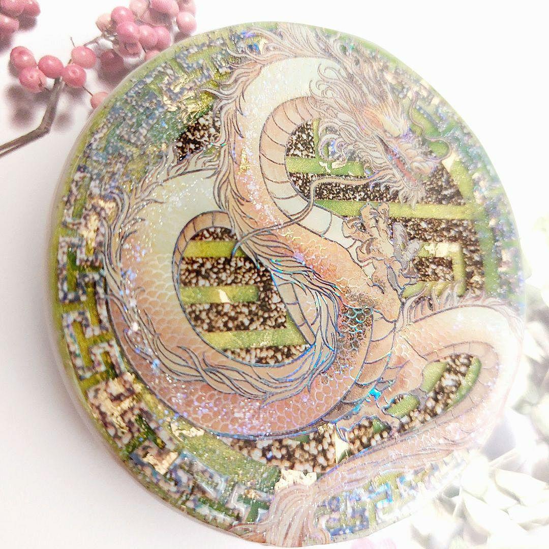 レジン　ハンドメイド　ミラー　425