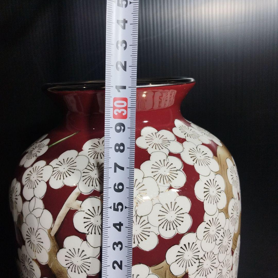 黒翠七宝 花瓶