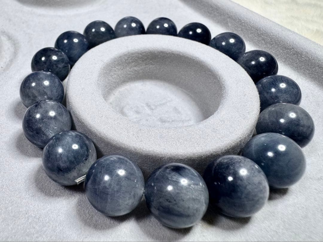 希少•ブルーラビットヘアルチルクォーツ ブレスレット
