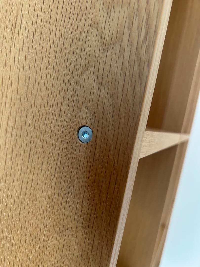 【美品】MUJI 木製ラック オーク材 大きめ　5×3