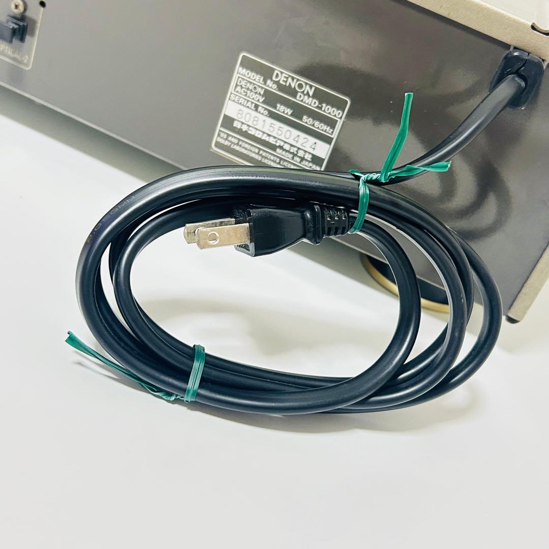 【極美品】DENON MDデッキ/MDレコーダー DMD-1000 動作品