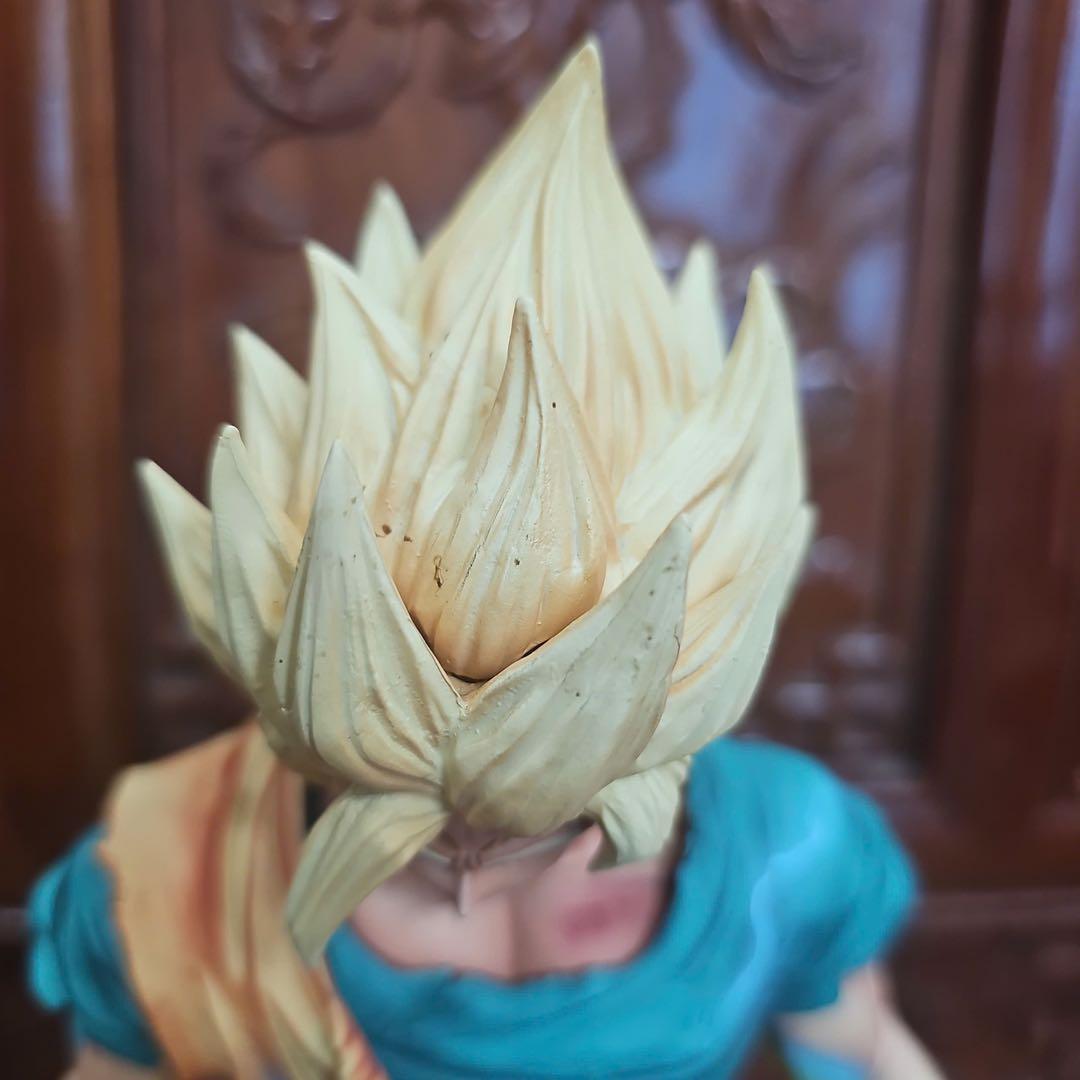 ドラゴンボール 孫悟空 超サイヤ人2 フィギュア改造 リペイント2.5D