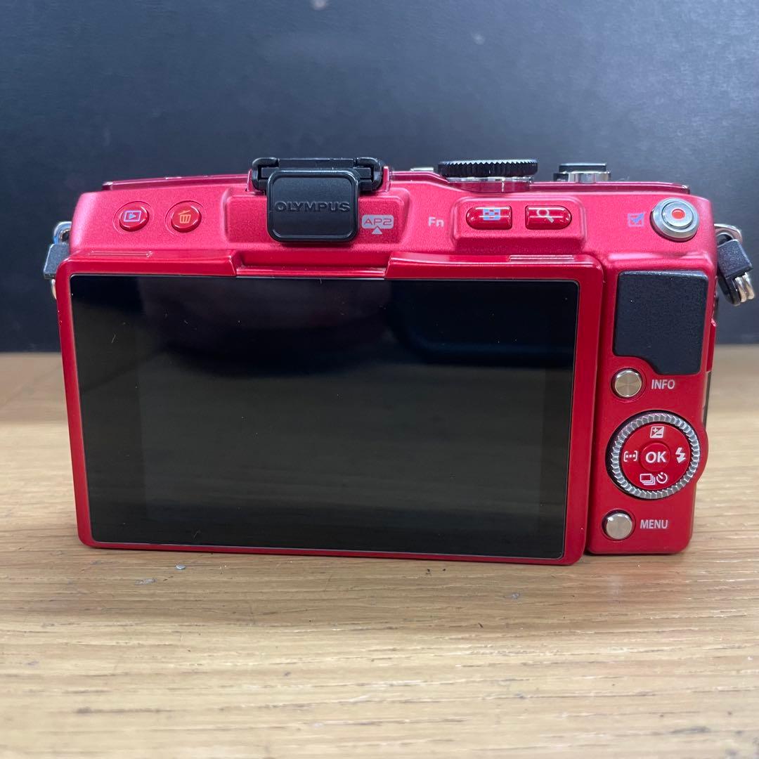 動作品 Olympus E-PL6 ダブルズームセット ミラーレス一眼
