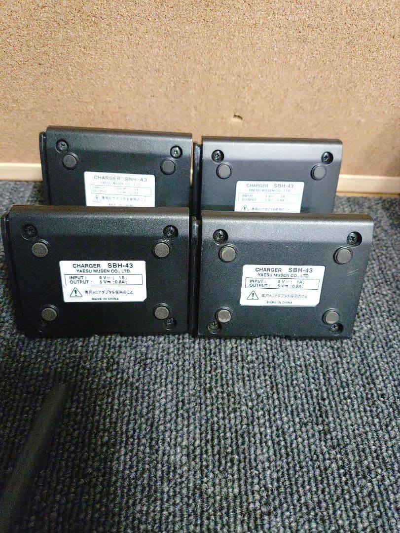 158☆ 八重洲無線 特定小電力トランシーバー SR235 4台セット