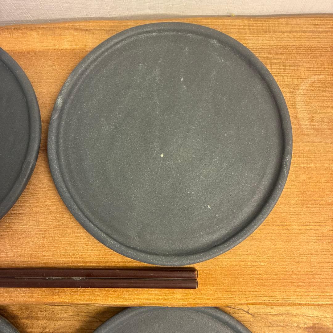 ドクタースランプ新品　陶器　陶芸作家　プレート皿4枚　122