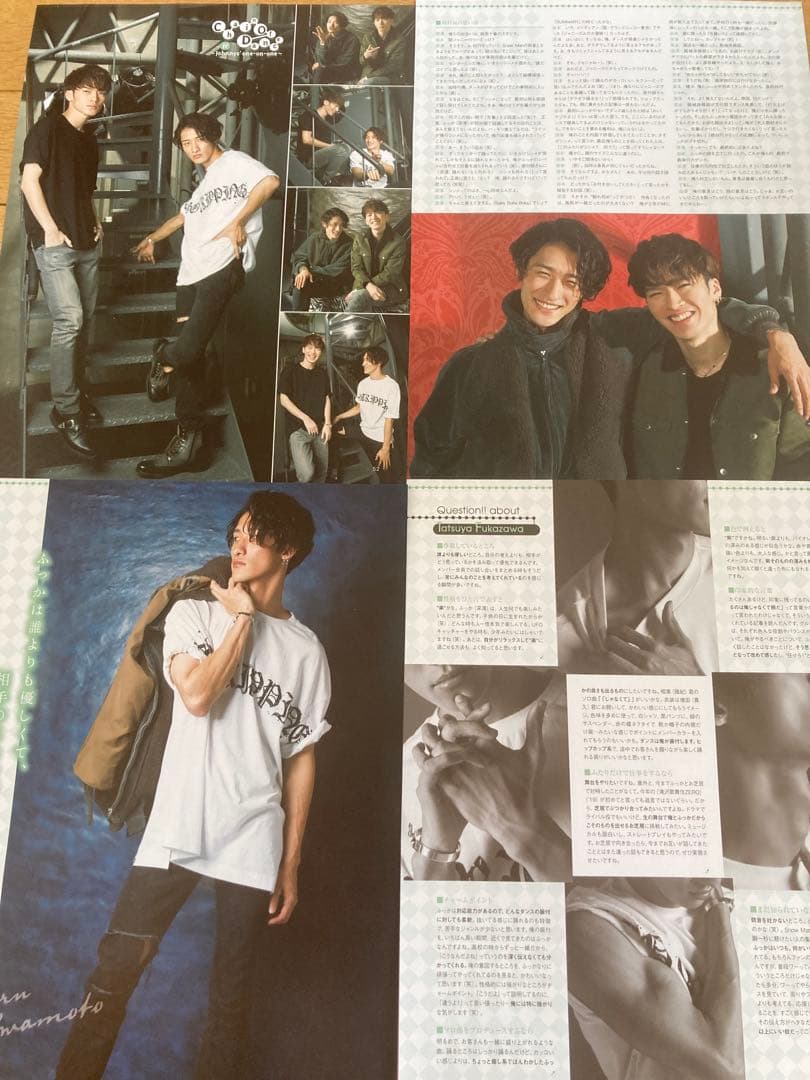 凛*︎様 ★岩本照＆深澤辰哉★いわふか★切抜きファイル2冊72P★ピンナップ4枚