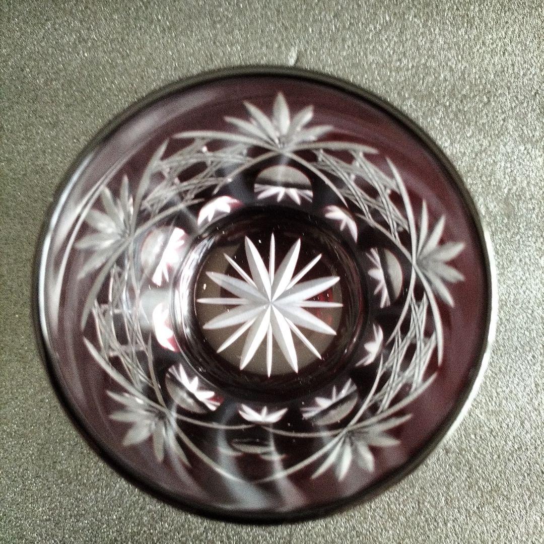 青森伝統工芸品　津軽びいどろ置物と ディズニー江戸切子グラス