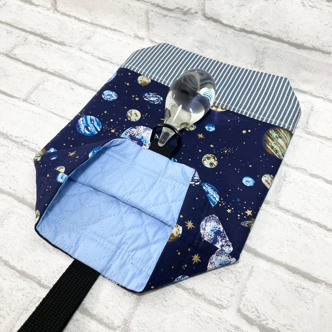 【カツ】惑星(グリーン)×ストライプ 入園入学グッズ5点セット