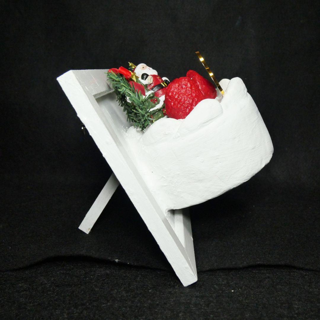 油絵 絵画 【飛び出すクリスマスケーキ】
