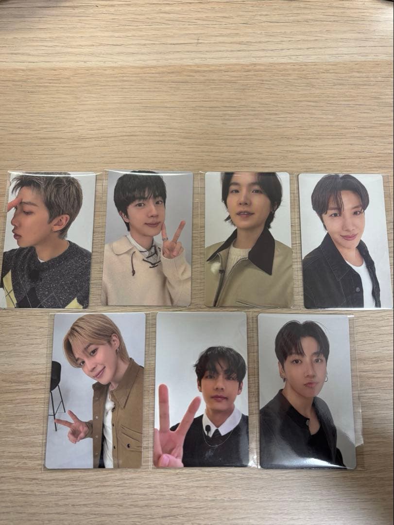 BTS Arirang weverse shopキーホルダー トレカ 7人セット