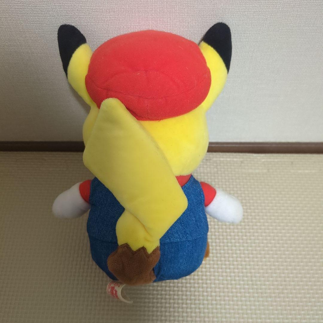 ピカチュウ マリオ コスチューム ぬいぐるみ　レア