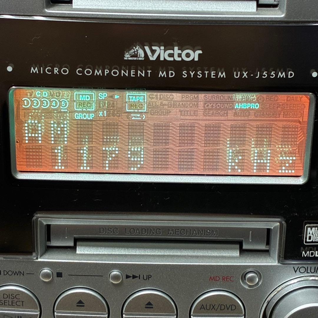 Victor マイクロコンポーネントMDシステム CA-UXJ55MD-S