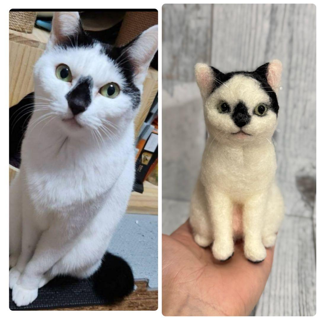 うちの子オーダー　手のひらペット　羊毛フェルト　うちの子グッズ　ペット
