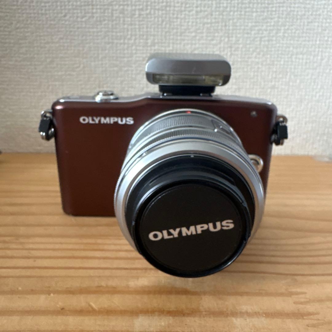 OLYMPUS PEN mini E-PM1 ブラウン　箱あり