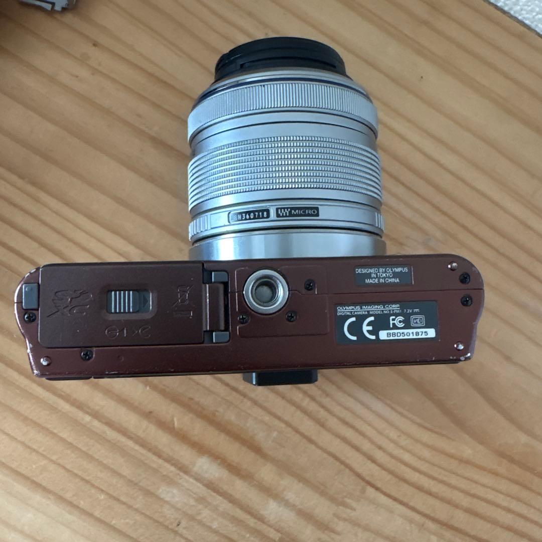 OLYMPUS PEN mini E-PM1 ブラウン　箱あり